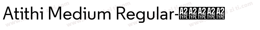 Atithi Medium Regular字体转换